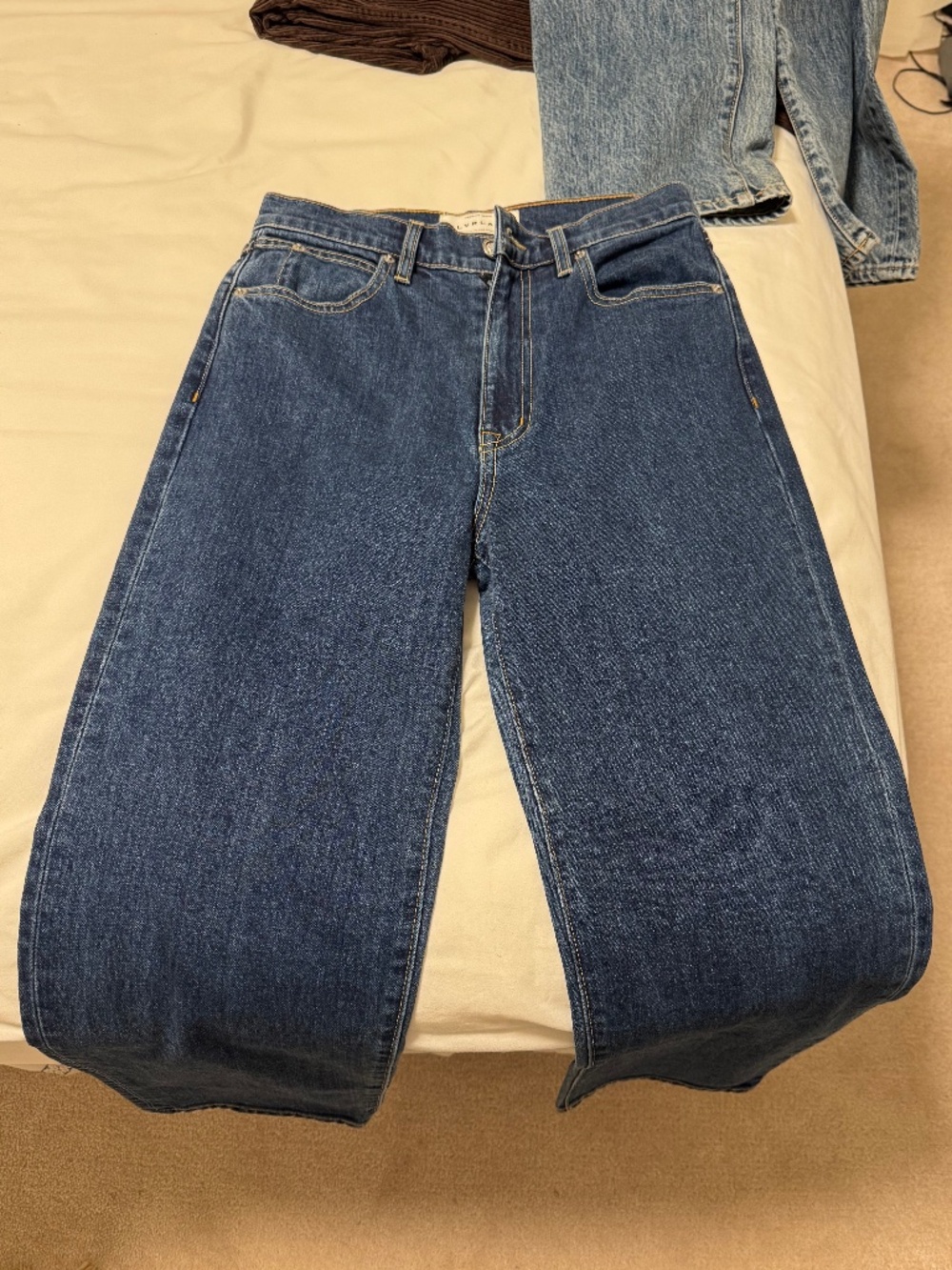 SLVRLAKE London Crop Jeans in Dark Blue